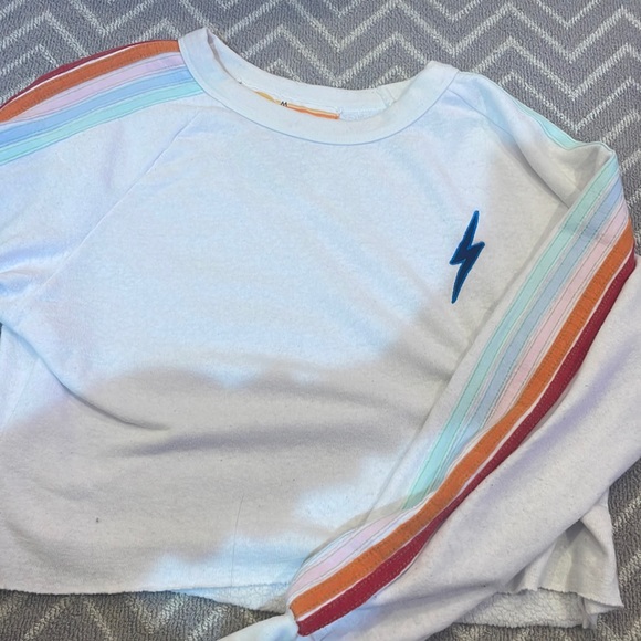 Aviator Nation Tops - white crewneck